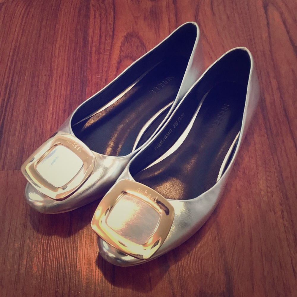 Silver Gold flats